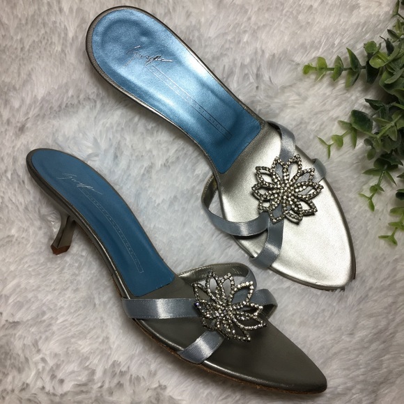 Giuseppe Zanotti Design | Silver Heels Size 38 (8) - Picture 2 of 8